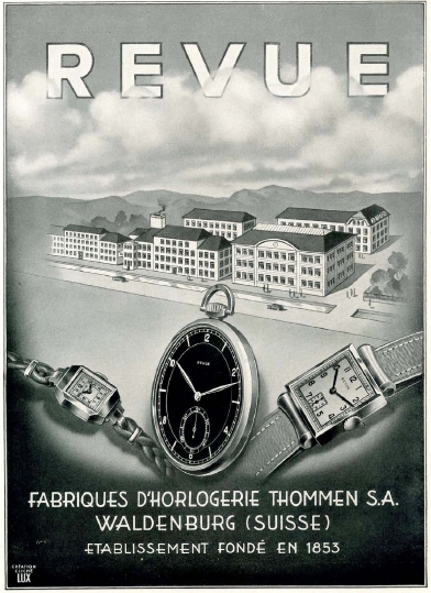 G.Thommen/ Revue Thommen Alte Taschenuhr u.a. Geschichte Thommen Uhrenfabrik
